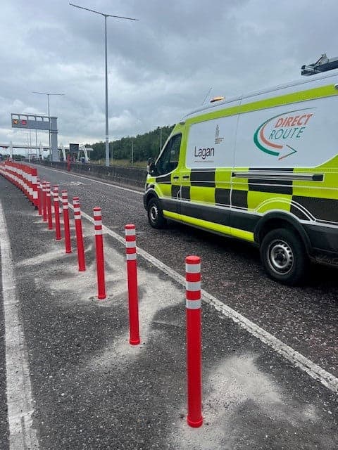 Condonstown Toll Plaza Upgrades with Quick-Flex Bollards for Enhanced Safety